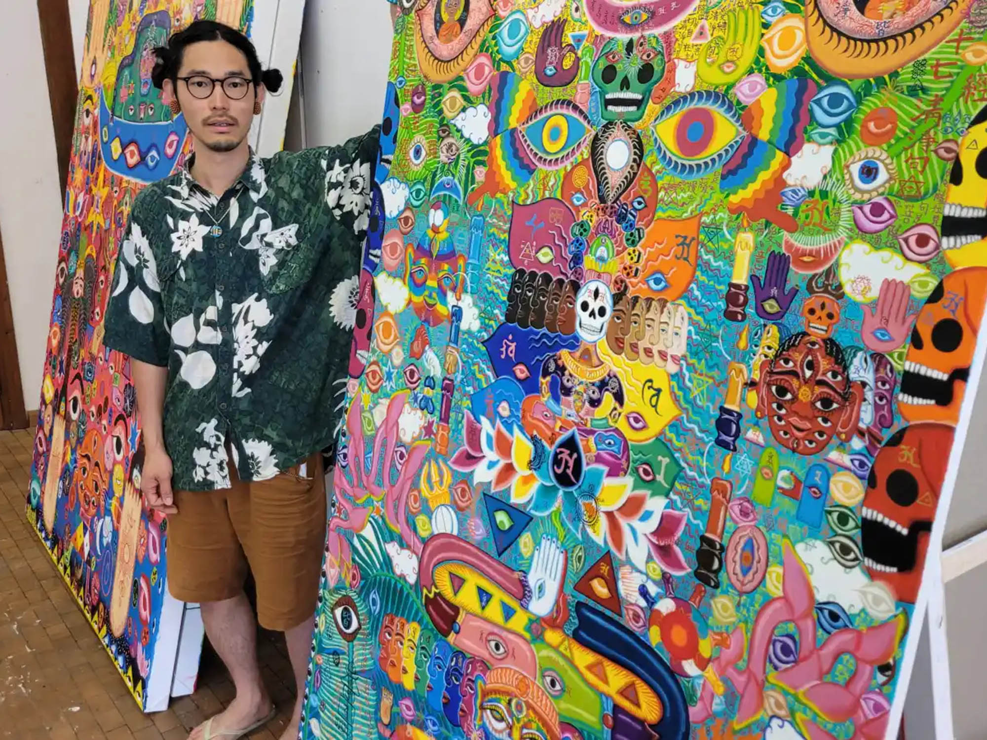 Künstlerstätte Heiligenrode, 60.Stipendiat Ghaku Okazaki